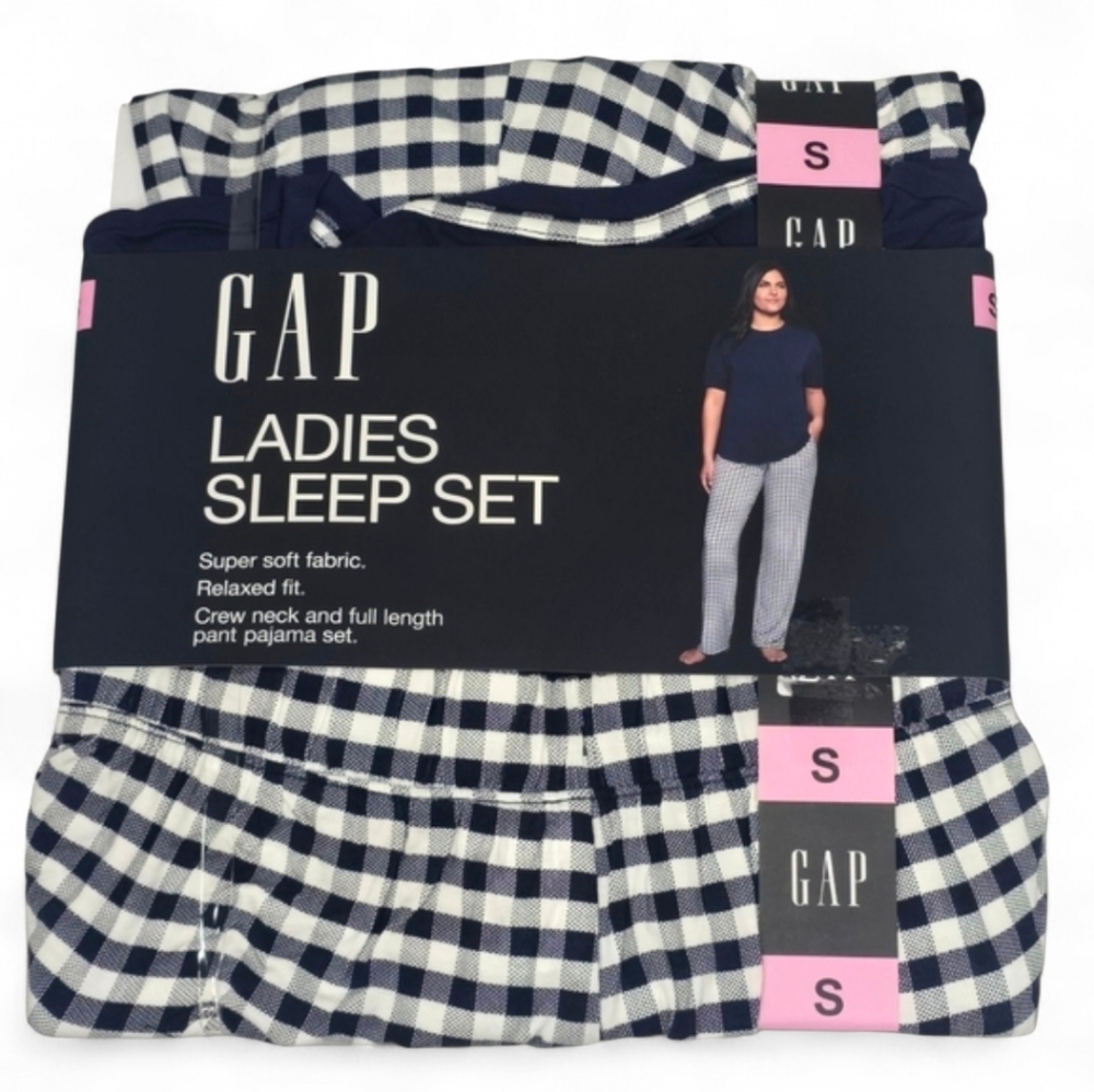 GAP Crew Neck Soft Jersey Sleep Set‎ Size Small NEW